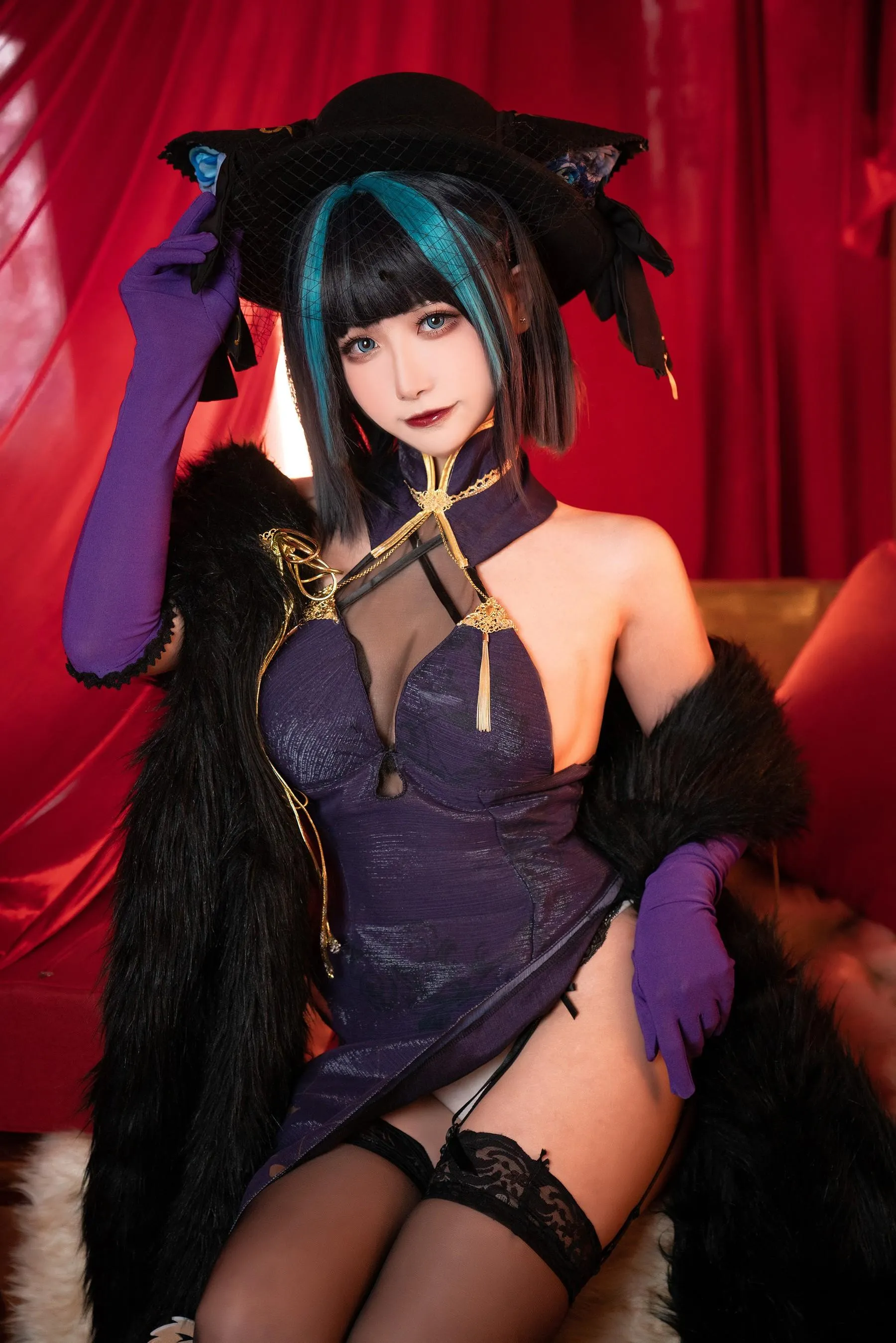 Momoko葵葵 – NO.37 碧蓝航线柴郡 音乐绚烂CaitSith [16P]插图8